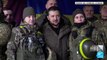 Volodímir Zelenski se reunió con las tropas ucranianas en el Donbass