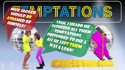 Guess THE TEMPTATIONS' 2nd Biggest Billboard Hit From This Funny Animation!