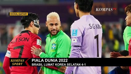 Brasil Lumat Korea Selatan dengan Skor 4-1!