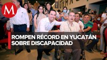 Yucatán hace historia al imponer nueva marca en Récord Guinness sobre discapacidad