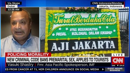 Indonesia bans sex outside of marriage