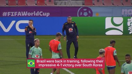 Brazil back in training following impressive 4-1 win