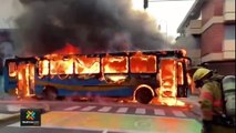 tn7-672 buses, carrosy motos se incendiaron durante el 2022