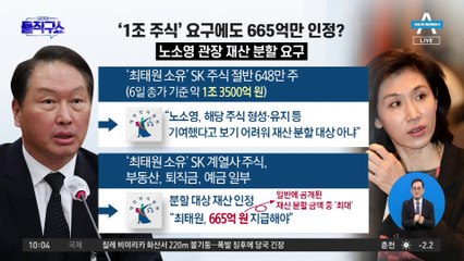 [핫플]최태원·노소영 ‘이혼 판결’…“665억 재산분할”