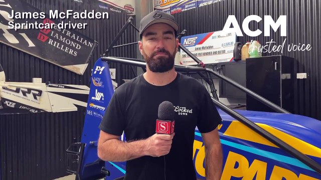 WS Sprintcar driver James McFadden, December 2022, Warrnambool Standard