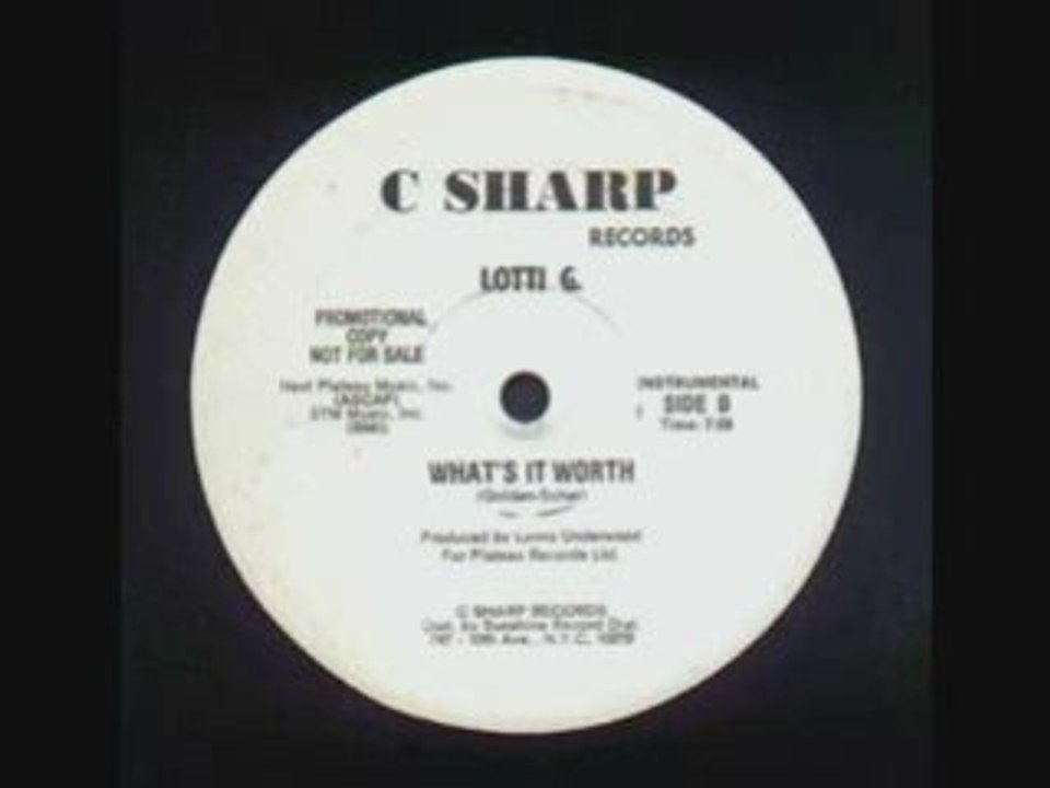 Lotti G. - What's it worth