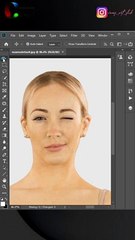 How to open your Close Eyes in Photoshop CC