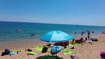 Lloret de Mar - Beach Walk tour Spain - Costa Brava - July 2022