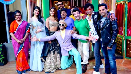 मराठी कॉमेडी शो 'चला हवा येऊ द्या' के सेट पर पहुंची फिल्म 'सर्कस' की टीम