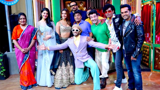 मराठी कॉमेडी शो 'चला हवा येऊ द्या' के सेट पर पहुंची फिल्म 'सर्कस' की टीम