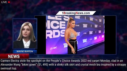 Carmen Electra rocks bedazzled 'bikini gown' at People's Choice Awards 2022 - 1breakingnews.com