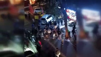 Fas'ın çeyrek final sevinci Esenyurt sokaklarında kutlandı