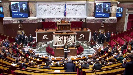 Cérémonie d’apposition d’une plaque commémorative en hommage à Aristide Briand - Mardi 6 décembre 2022