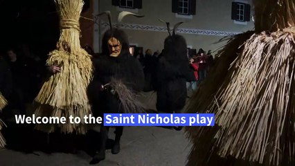Putting a pre-Christmas scare into an Austria town