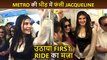 Jacqueline Fernandez Travels In Metro Train, Mobbed By Fans During Her FIRST Ride