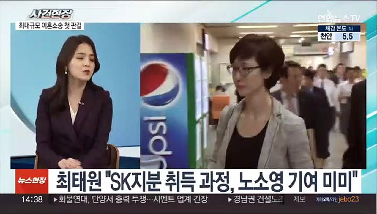 [뉴스현장] 최태원-노소영 34년여 만에 이혼…재산분할 665억 원
