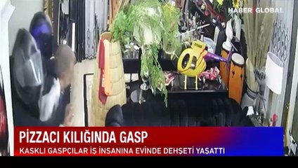 Pizzacı kılığında gasp!