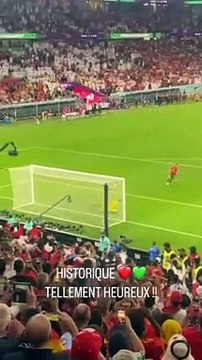 Jamel Debbouze était au Qatar pour assister à la victoire du Maroc contre l'Espagne.