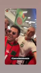 Jamel Debbouze était au Qatar pour assister à la victoire du Maroc contre l'Espagne.