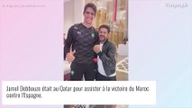 Coupe du monde : Jamel Debbouze fête la victoire du Maroc, photo saisissante avec le gardien qui lui met deux têtes !