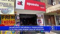 Robo en Santa Anita: Trabajadora y su menor hija son violentamente asaltadas en casa de apuestas