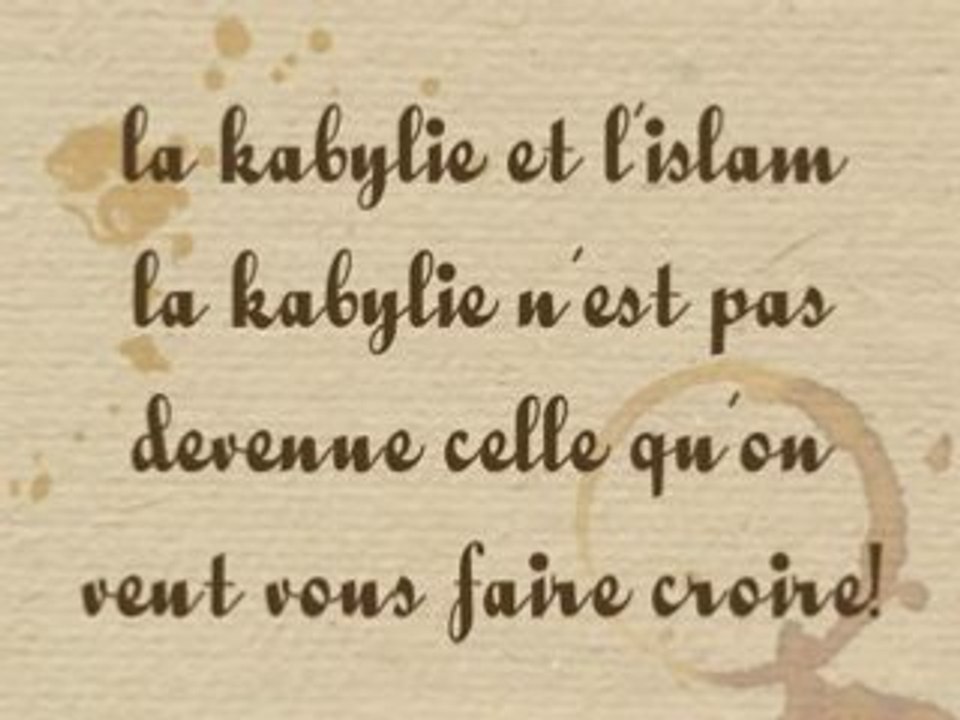 Islam kabylie algerie a voir