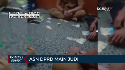 Viral Video Sejumlah Oknum ASN di DPRD Sumut Diduga Bermain Judi