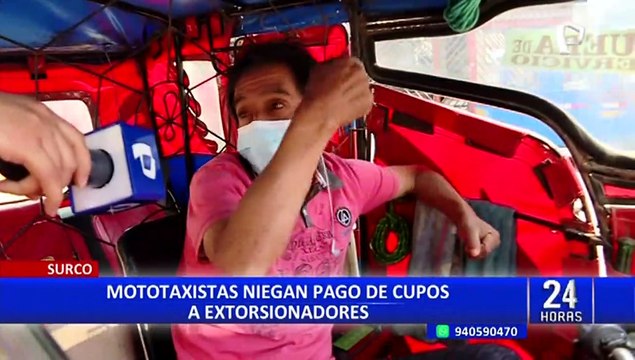 Surco: denuncian presunto cobro de cupos a mototaxistas informales para trabajar en el distrito