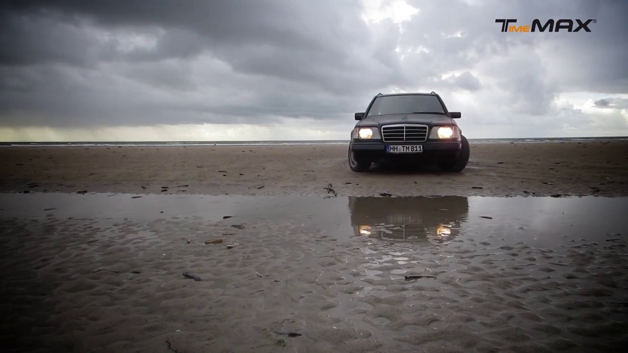 Mit dem Mercedes-Benz T 124 in die Nordsee - TimeMax Wax 300