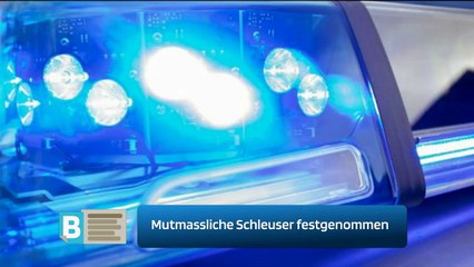 Mutmassliche Schleuser festgenommen