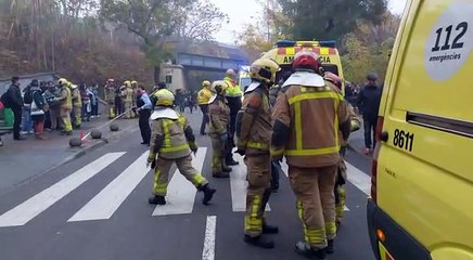 Una setantena de ferits en la topada de dos trens a l'estació de Montcada i Reixac