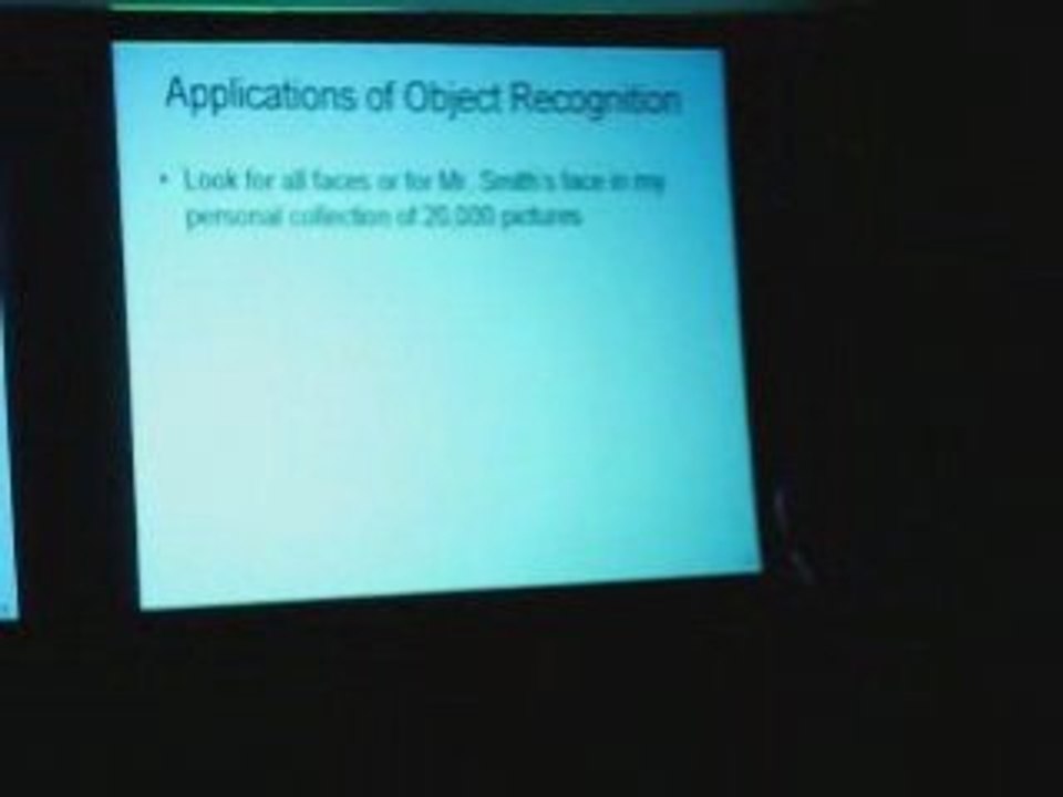 Intro PhD Thesis defense: Object Recognition