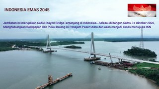 Jembatan  Pulau Balang Paser Penajam Timur adalah Akses menuju Ke Ibu Kota Baru Nusantara [ IKN ]]