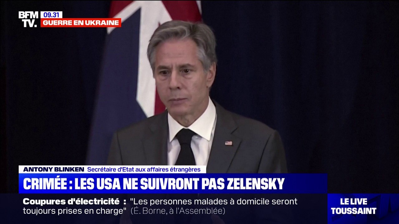 Anthony Blinken: "Nous n'avons ni encouragé, ni permis aux Ukrainiens de frapper à l'intérieur de la Russie"