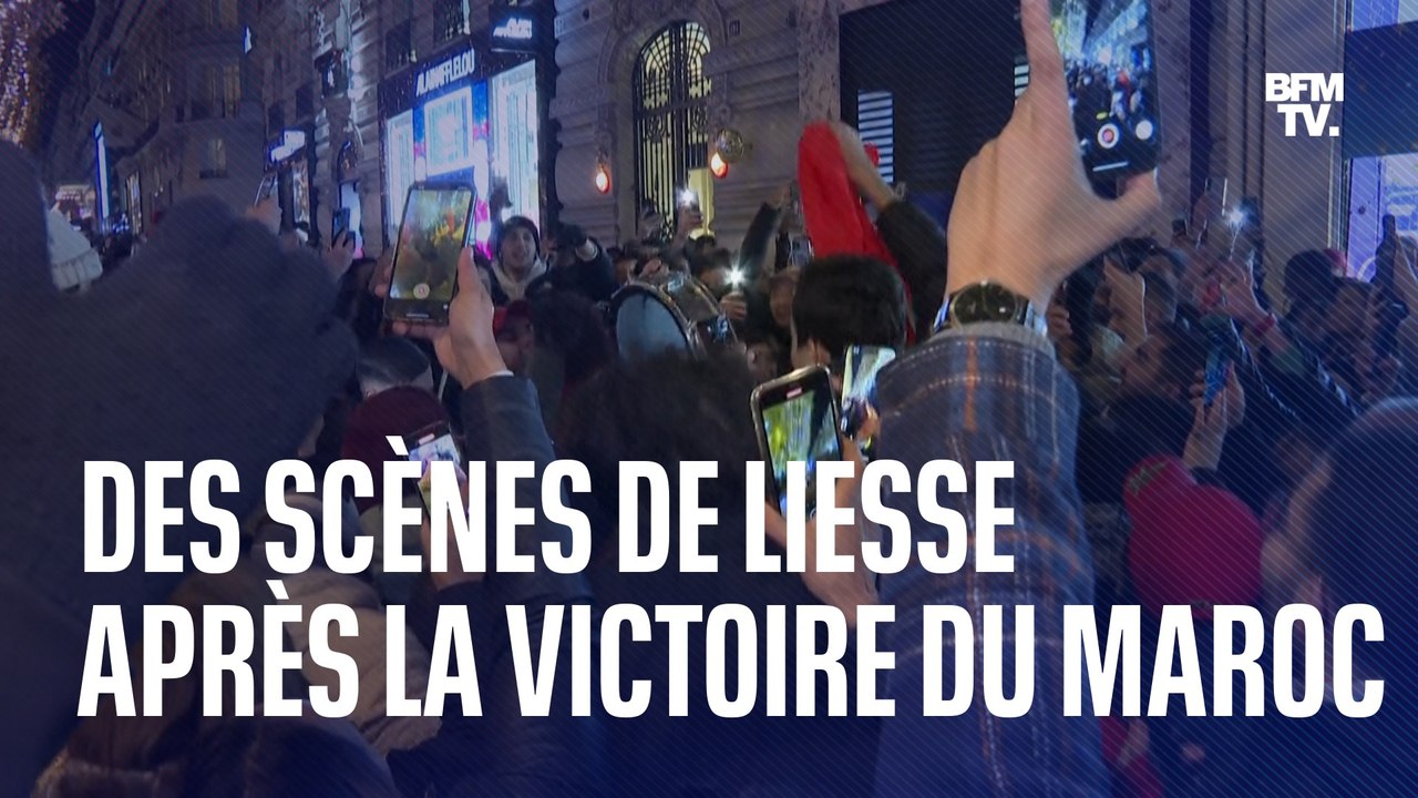 Sur les Champs-Élysées, à Rabat... La liesse de...
