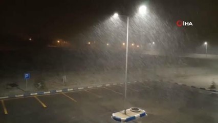 Van'da kar yağışı ve sis etkili oldu