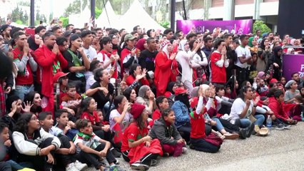 Moroccan fans celebrate in Casablanca as team survives penalty shootout, beats Spain