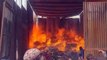 Fierce fire broke out in scrap shop, goods worth lakhs burnt to ashes