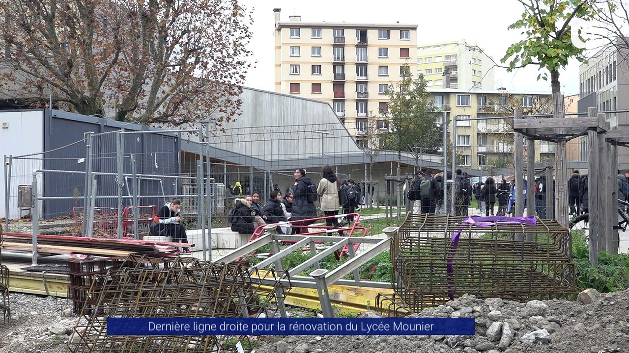 Reportage - Dernière ligne droite pour la rénovation du lycée Mounier