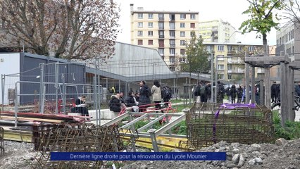 Reportage - Dernière ligne droite pour la rénovation du lycée Mounier