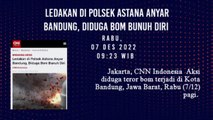 Ledakan di Polsek Astana Anyar Bandung, Diduga Bom Bunuh Diri