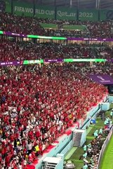 سميرة سعيد تحتفل بفوز منتخب بلادها على إسبانيا في مونديال 2022