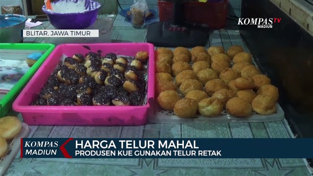 Harga Telur Mahal, Produsen Kue Gunakan Telur Retak
