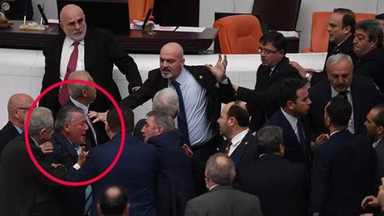 Meclis'te saldırıya uğrayan İYİ Partili vekil Hüseyin Örs'ün hastaneden ilk fotoğrafı
