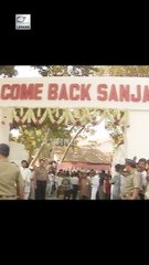 Sanjay Dutt's Grand Welcome On Film Sets After Release From Jail