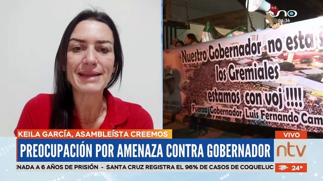 Keila García, Asambleísta de Creemos: El Gobierno quiere callar la voz del Gobernador Camacho y nosotros no vamos a permitir que se lo lleven a La Paz
