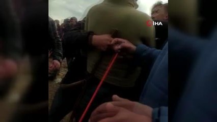 Ağrı hayvan pazarında sopalı kavga kamerada: 4 yaralı