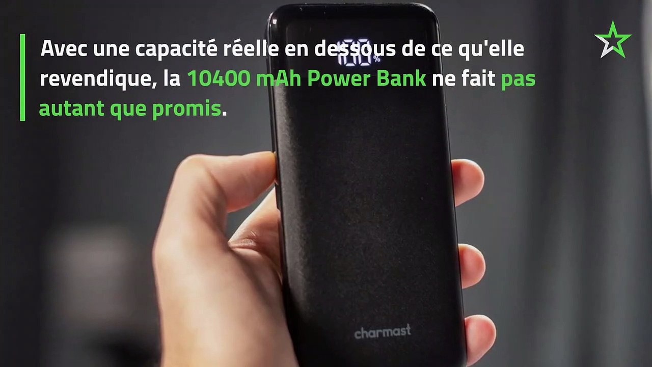 Test Charmast 10400 mAh Power Bank : une batterie au bon rapport qualité/prix