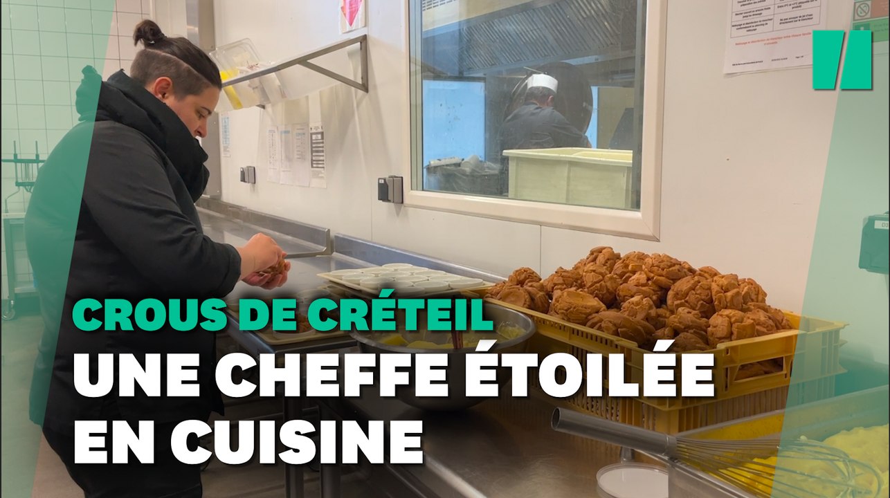 Contre la malbouffe des étudiants, une cheffe étoilée au restaurant universitaire de Saint-Denis