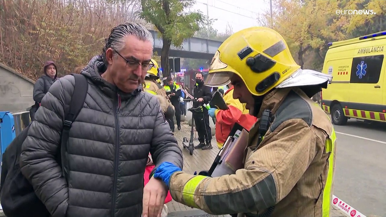 Acidente de comboio provoca 155 feridos ligeiros em Espanha